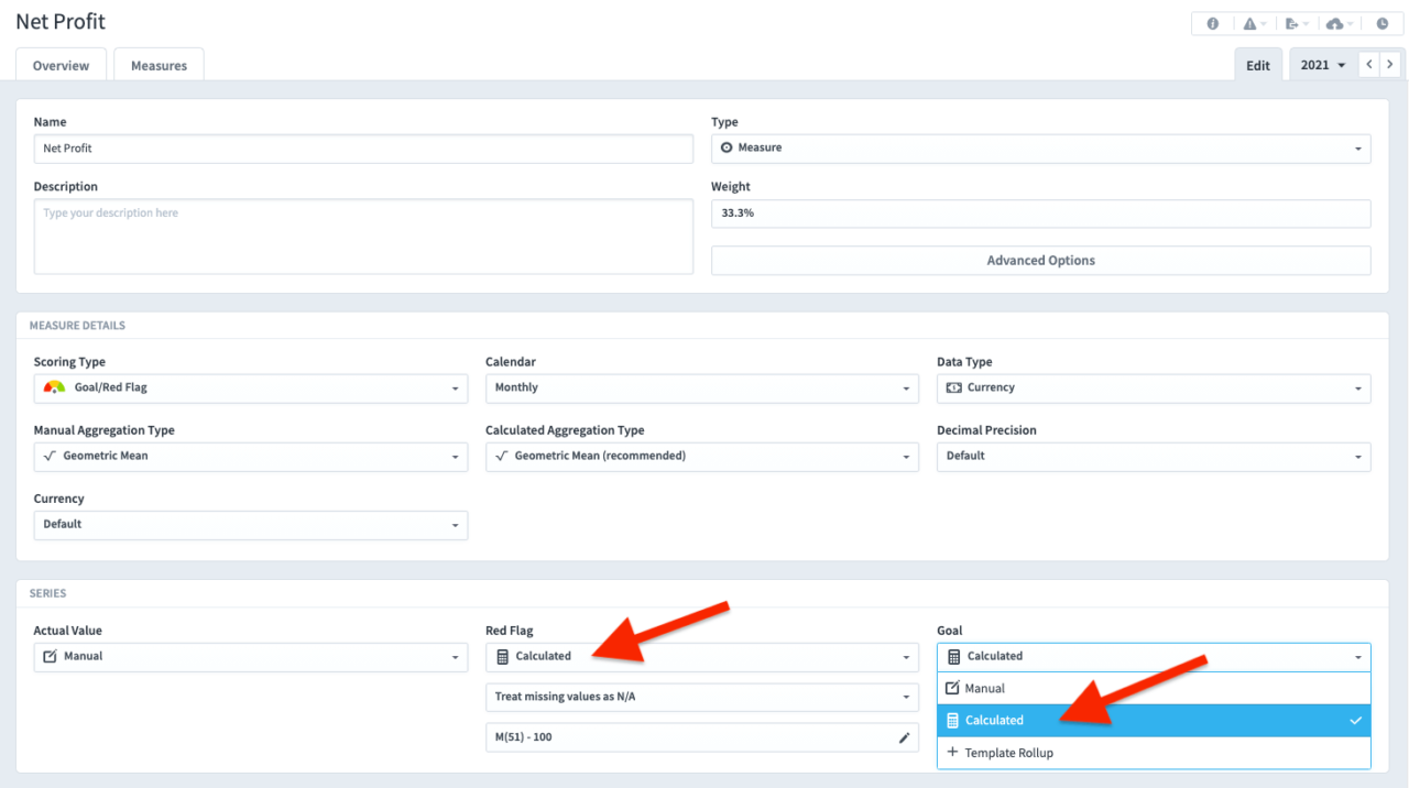 Setting Targets - Intrafocus